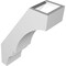 Ekena Millwork 3 1/2-in. W x 8-in. D x 12-in. H Balboa Architectural Grade PVC Knee Brace BRCP035X08X12BOA - alternate 3